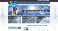 Desktop Screenshot of kayalosteoporosis.com